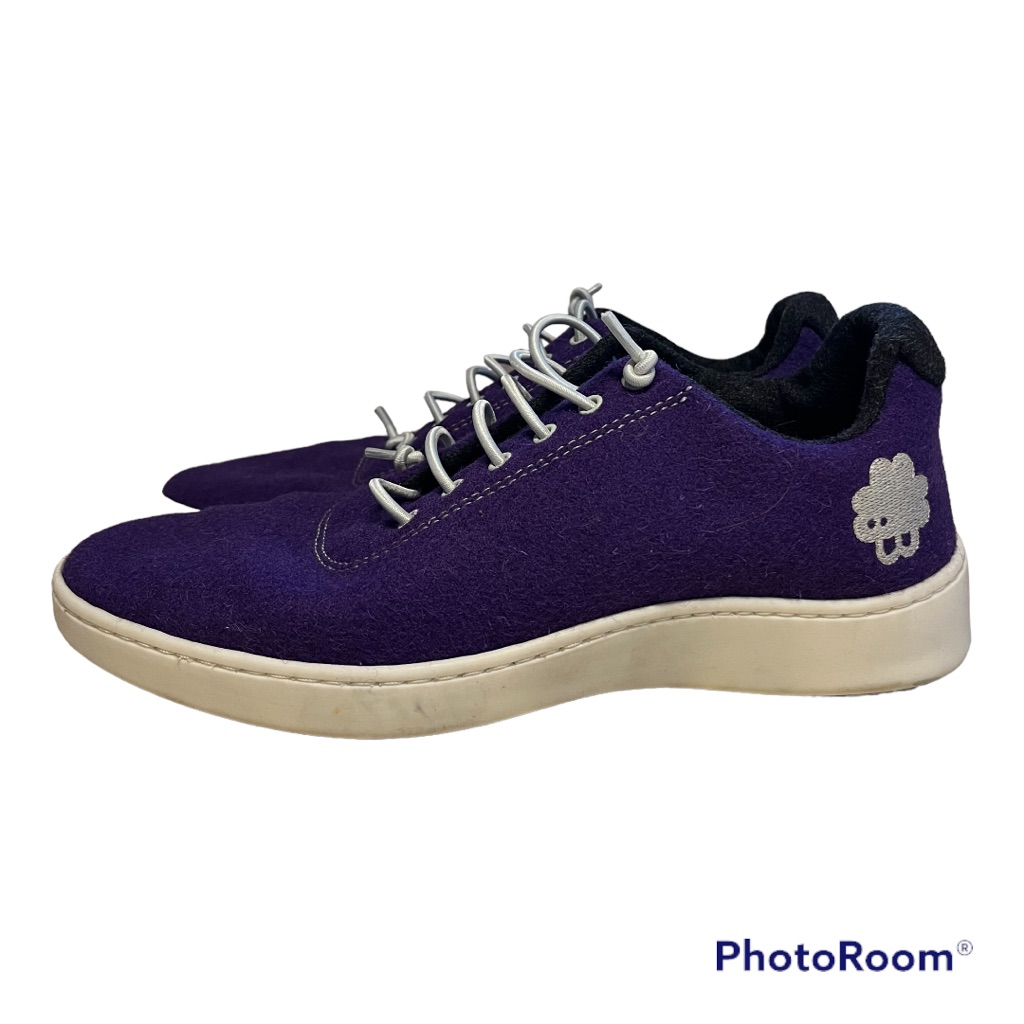 Baabuk Unisex Size 6 Usa/36 Eu Urban Woolen Sneaker Nwot Rare Purple Color